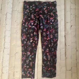 Lululemon Floral Crop Leggings Size 4